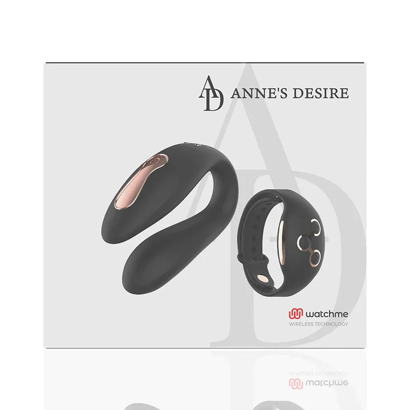 ANNE'S DESIRE - DUAL PLEASURE TECNOLOG A WATCHME SCHWARZ/GOLD - Vanelion Paradise