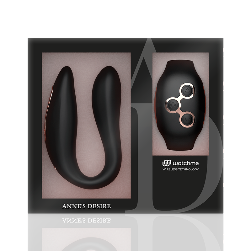 ANNE'S DESIRE - DUAL PLEASURE TECNOLOG A WATCHME SCHWARZ/GOLD