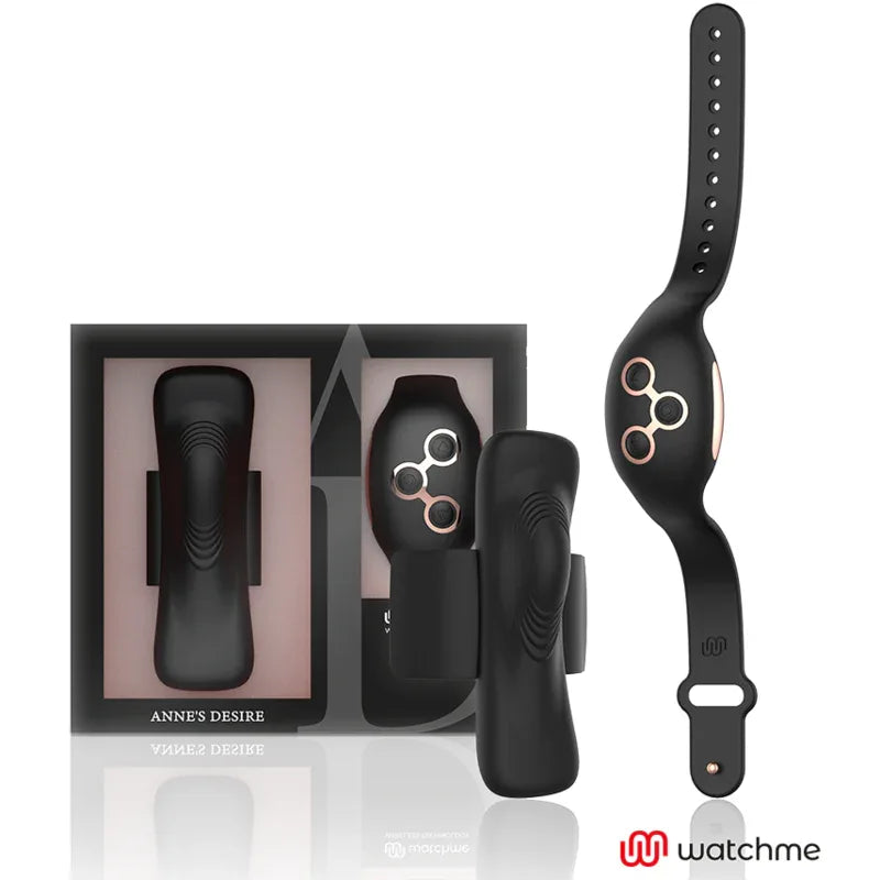 ANNE'S DESIRE - PANTY PLEASURE TECNOLOG A WATCHME SCHWARZ/GOLD - Vanelion Paradise
