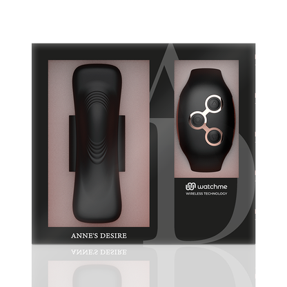 ANNE'S DESIRE - PANTY PLEASURE TECNOLOG A WATCHME SCHWARZ/GOLD