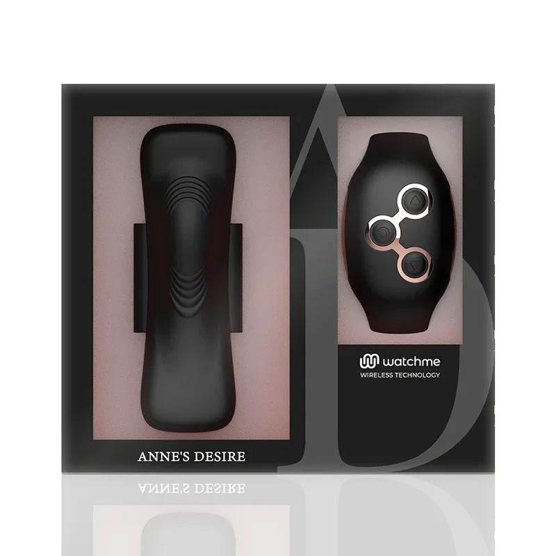 ANNE'S DESIRE - PANTY PLEASURE TECNOLOG A WATCHME SCHWARZ/GOLD - Vanelion Paradise