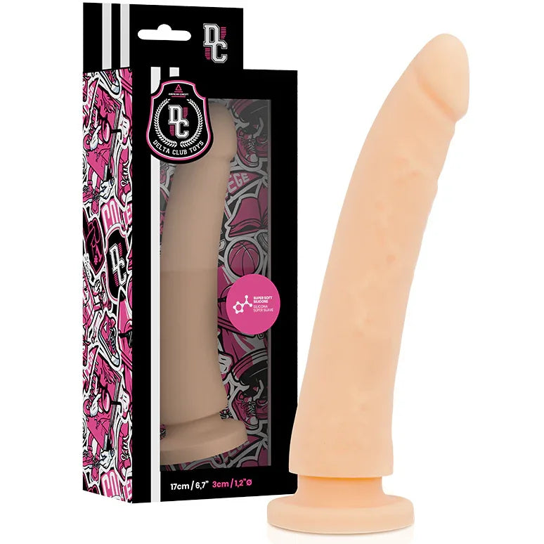 DELTA CLUB - TOYS DILDO NATÜRLICHES MEDIZINISCHES SILIKON 17 CM -O- 3 CM - Vanelion Paradise