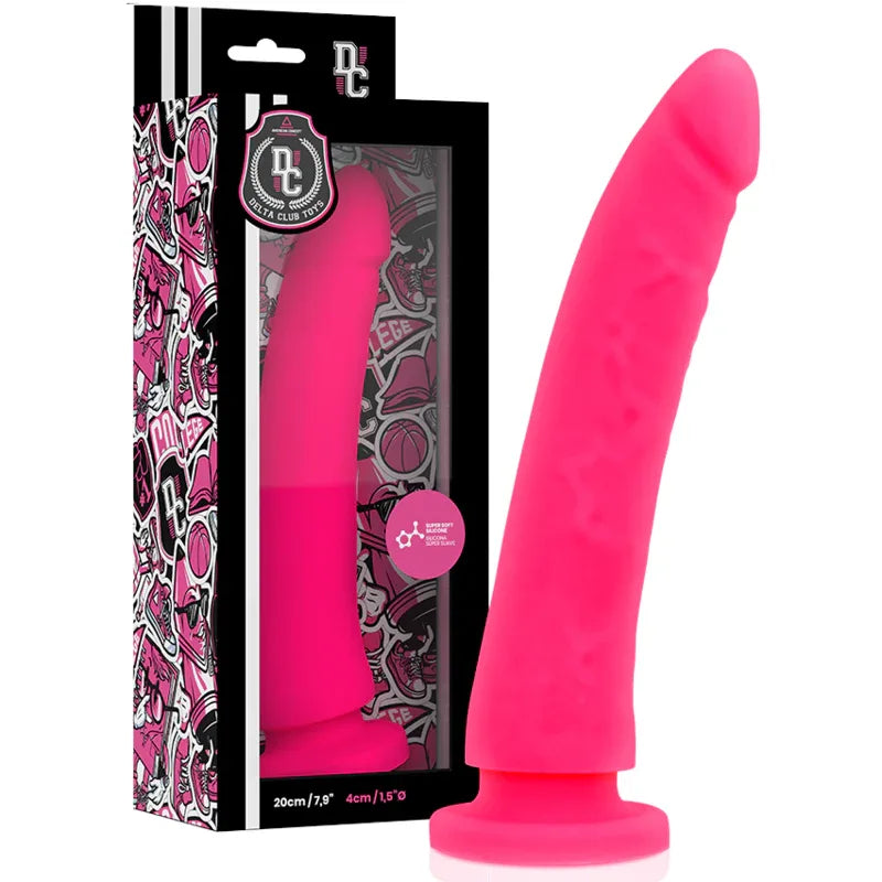 DELTA CLUB - TOYS ROSA DILDO MEDIZINISCHES SILIKON 20 CM -O- 4 CM - Vanelion Paradise