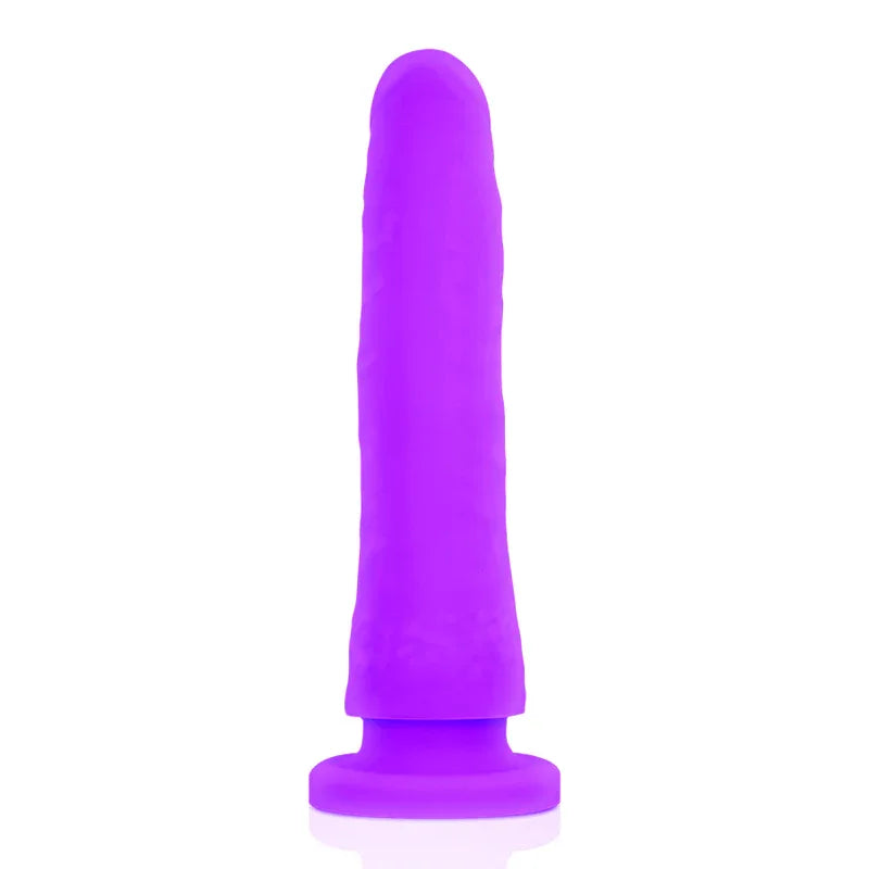 DELTA CLUB - TOYS LILA DILDO MEDIZINISCHES SILIKON 20 CM -O- 4 CM - Vanelion Paradise