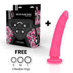 DELTA CLUB - TOYS GURT + DONG ROSA SILIKON 17 CM -O- 3 CM - Vanelion Paradise