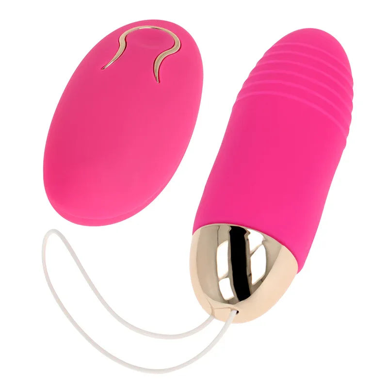 OHMAMA - VIBRIERENDES EI MIT FERNBEDIENUNG 10 GESCHWINDIGKEITEN ROSA - Vanelion Paradise
