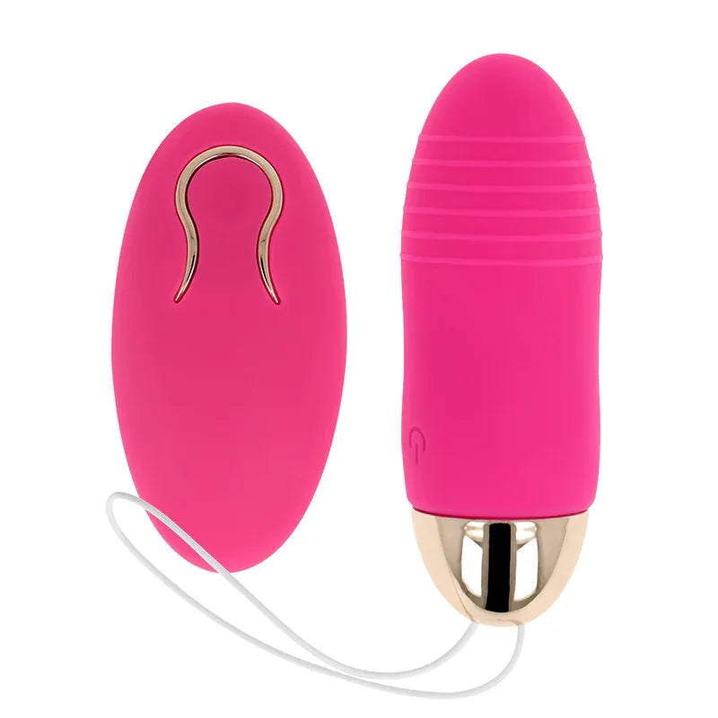 OHMAMA - VIBRIERENDES EI MIT FERNBEDIENUNG 10 GESCHWINDIGKEITEN ROSA - Vanelion Paradise