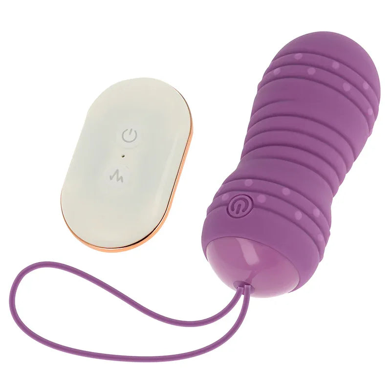 OHMAMA - ROTIERENDES EI MIT FERNBEDIENUNG 7 MUSTER LILA - Vanelion Paradise