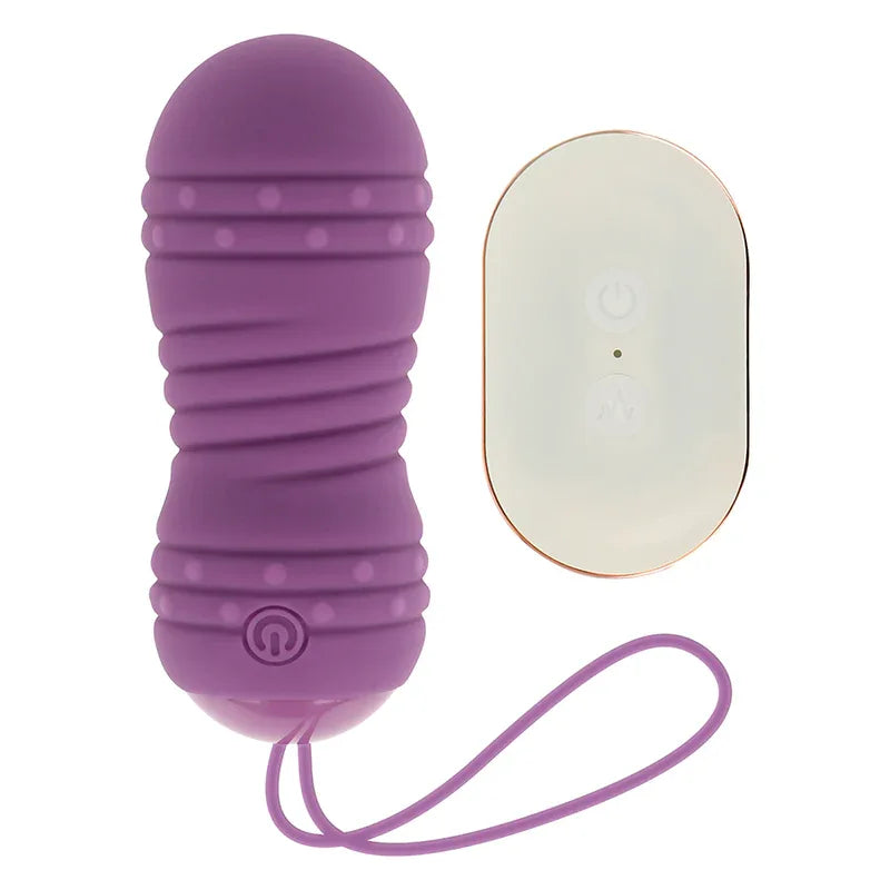 OHMAMA - ROTIERENDES EI MIT FERNBEDIENUNG 7 MUSTER LILA - Vanelion Paradise