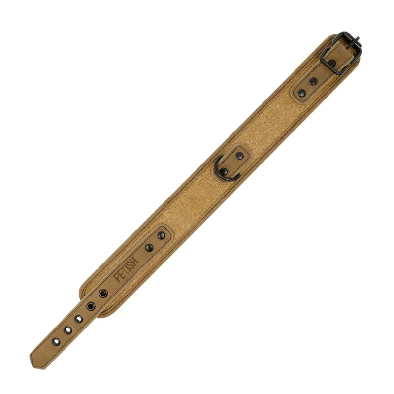 FETISH SUBMISSIVE ORIGEN - NEOPRENGEFÜTTERTE HALSKETTE MIT KETTE - Vanelion Paradise