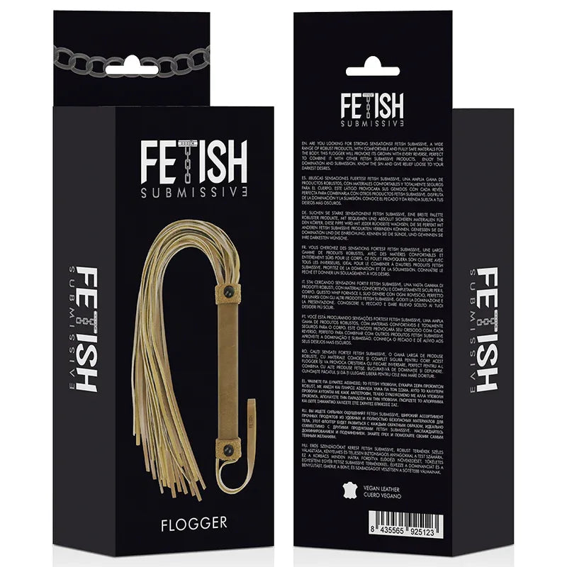 FETISH SUBMISSIVE ORIGEN - PEITSCHE AUS VEGANEM LEDER - Vanelion Paradise