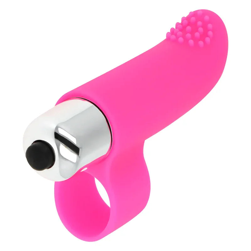 OHMAMA - TEXTURIERTER VIBRIERENDER FINGERHUT 8 CM - Vanelion Paradise