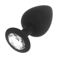 OHMAMA - DIAMANT-ANALSPlug aus SILIKON, GRÖSSE M 8 CM - Vanelion Paradise