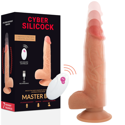 CYBER SILICOCK - FERNBEDIENUNG REALISTISCH MASTER BEN 23.88 CM -O- 4.3 CM