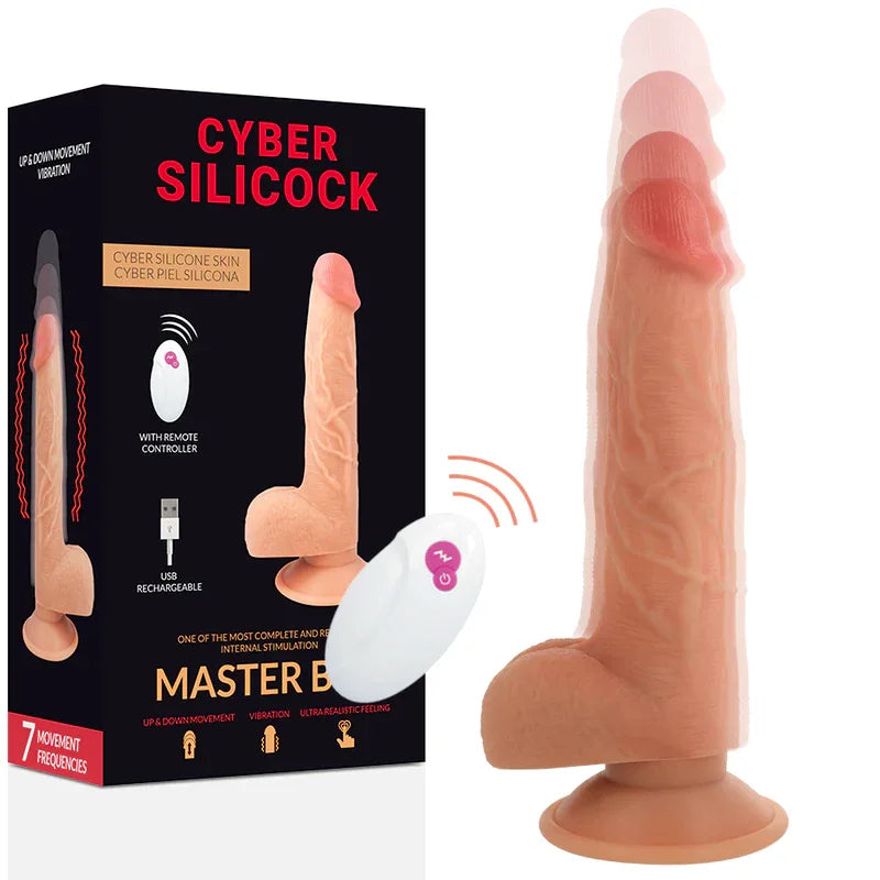 CYBER SILICOCK - FERNBEDIENUNG REALISTISCH MASTER BEN 23.88 CM -O- 4.3 CM - Vanelion Paradise