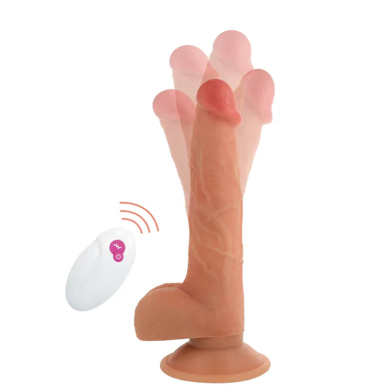 CYBER SILICOCK - FERNBEDIENUNG REALISTISCH MR JOHN 23.88 CM -O- 4.3 CM - Vanelion Paradise