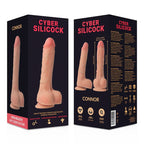 CYBER SILICOCK - CONNOR ULTRA REALISTISCHES. WEICHES FLÜSSIGE SILIKON 20.5 CM -O- 3.7 CM - Vanelion Paradise