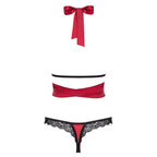 OBSESSIVE - SENSUELIA SET ZWEITEILIG ROT XXL - Vanelion Paradise