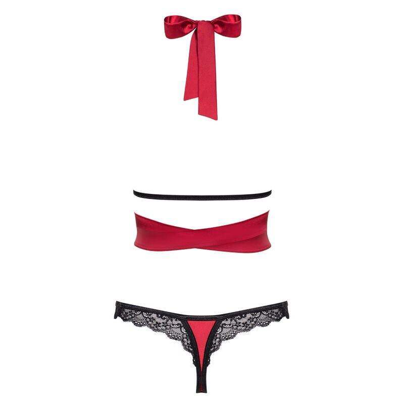 OBSESSIVE - SENSUELIA SET ZWEITEILIG ROT XXL - Vanelion Paradise