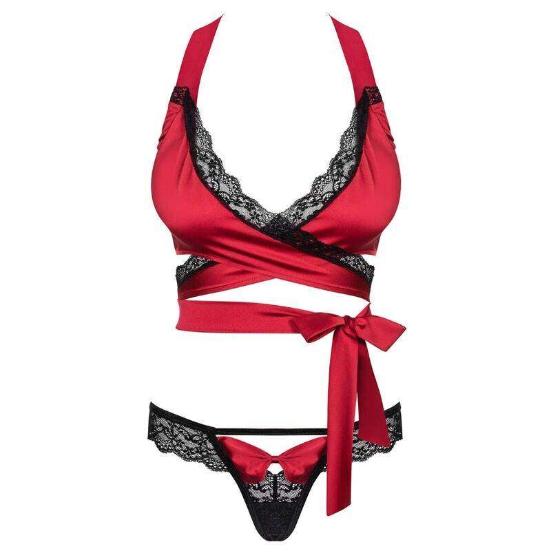 OBSESSIVE - SENSUELIA SET ZWEITEILIG ROT XXL - Vanelion Paradise