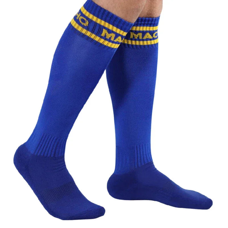 MACHO - LANGE SOCKEN EINHEITSGRÖSSE SCHWARZ - Vanelion Paradise