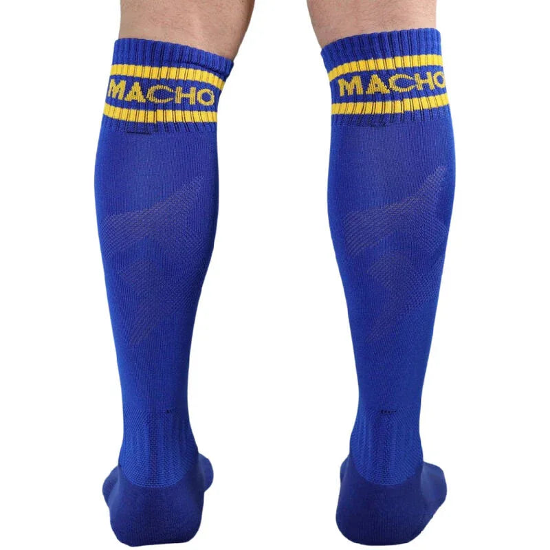 MACHO - LANGE SOCKEN EINHEITSGRÖSSE SCHWARZ - Vanelion Paradise