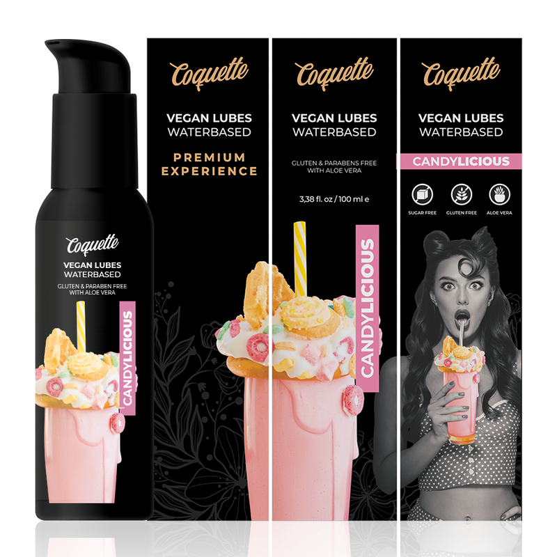 COQUETTE CHIC DESIRE - PREMIUM EXPERIENCE CANDYLICIOUS VEGANES SCHMIERMITTEL 100ML