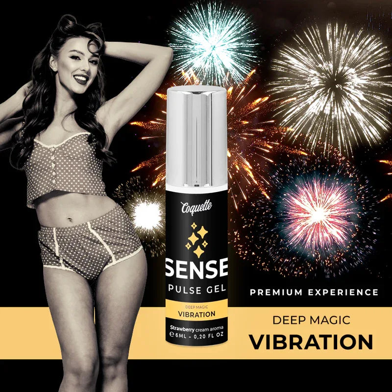 COQUETTE CHIC DESIRE - PULSE ERDBEER VIBRATIONSGEL PREMIUM FLÜSSIGKEIT 6ML - Vanelion Paradise