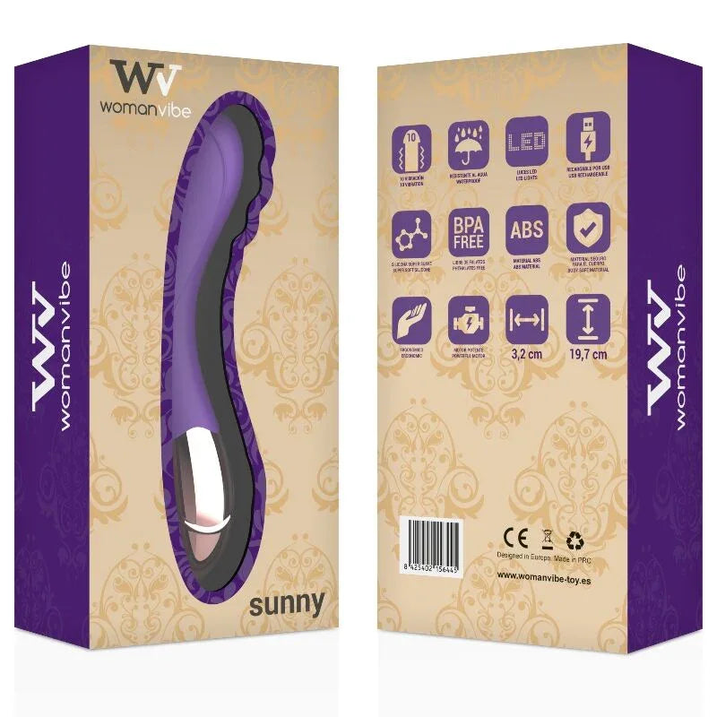 WOMANVIBE - SUNNY SILICONE RECHARGEABLE VIBRATOR - Vanelion Paradise