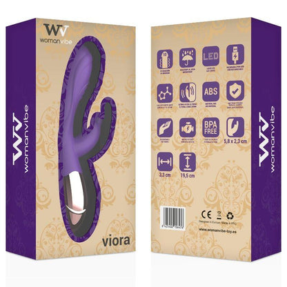 WOMANVIBE - VIORA SILICONE RECHARGEABLE VIBRATOR