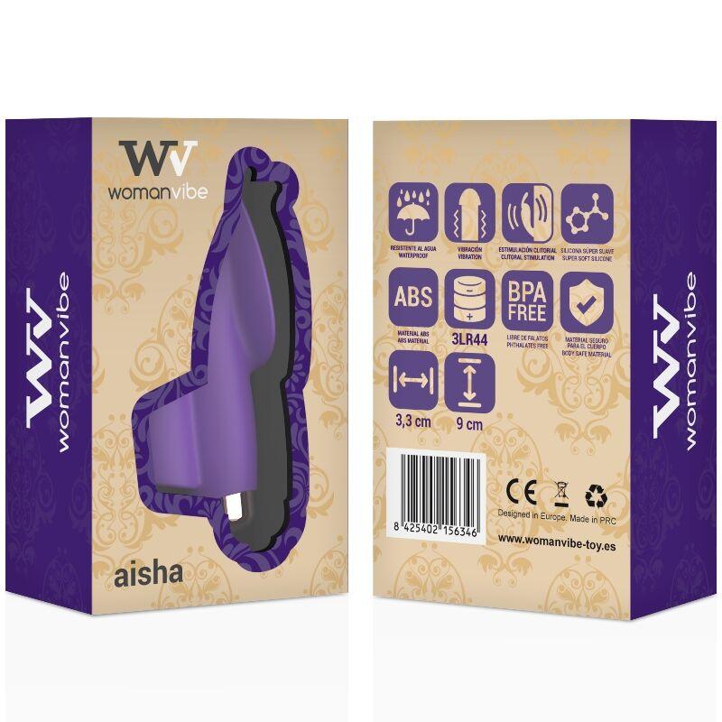 WOMANVIBE - FRAU AISHA SILICONE STIMULATOR FINGER