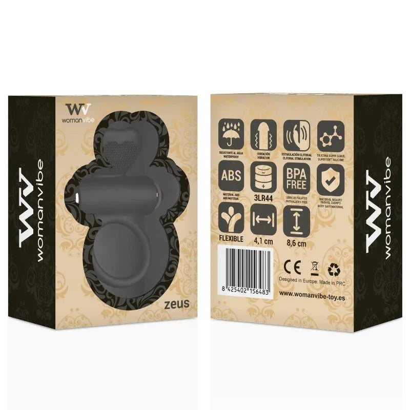 WOMANVIBE - ZEUS SILICONE VIBRATOR RING - Vanelion Paradise
