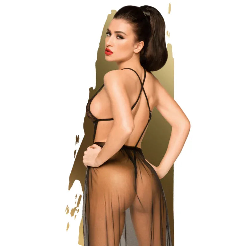 PENTHOUSE - PEIGNOIR BEST FOREPLAY SCHWARZ S/M - Vanelion Paradise