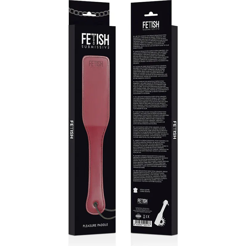 FETISH SUBMISIVE DARK ROOM – Paddle aus veganem Leder - Vanelion Paradise