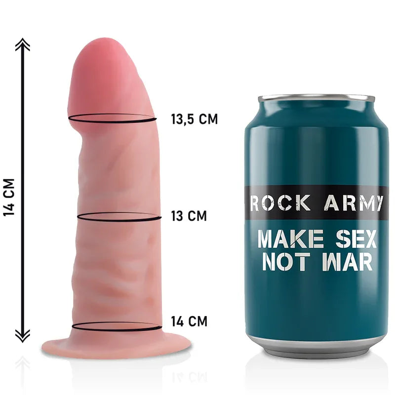 ROCKARMY - GURT + DUAL DENSITY TIGER REALISTISCHER DILDO 14 CM -O- 4.46 CM - Vanelion Paradise