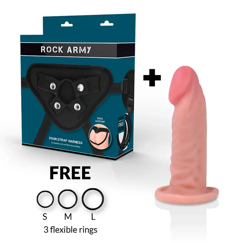 ROCKARMY - GURT + DUAL DENSITY TIGER REALISTISCHER DILDO 14 CM -O- 4.46 CM - Vanelion Paradise