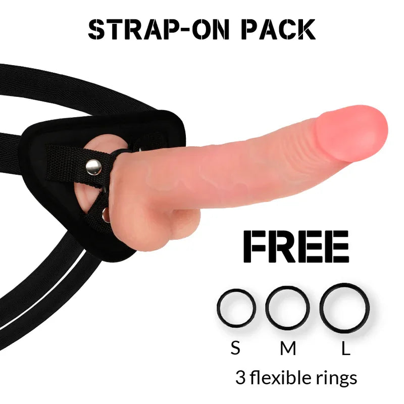 ROCKARMY - HARNESS + DUAL DENSITY LEOPARD 23 CM -O- 4.77 CM - Vanelion Paradise