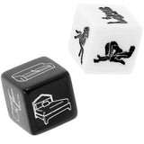 Fetish Submissive Spielwürfel – Position & Ort, inkl. Satintasche (2 cm) - Vanelion Paradise