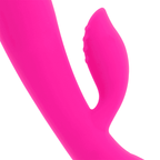OHMAMA - WIEDERAUFLADBARER VIBRATOR MIT KANINCHEN 10 VIBRATIONSMODI 19 CM - Vanelion Paradise