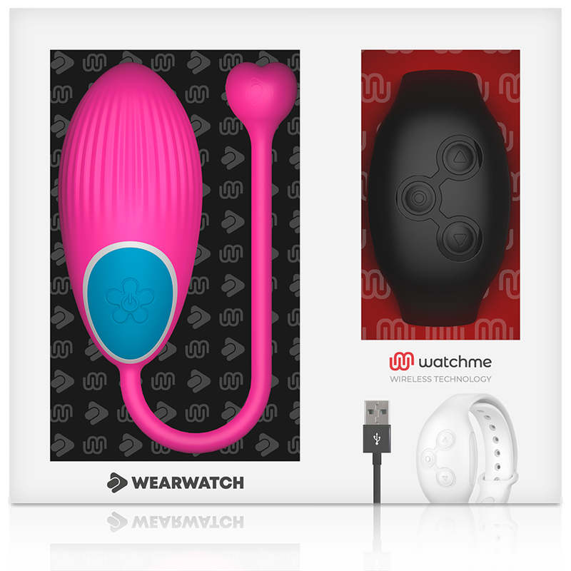 WEARWATCH - WATCHME-TECHNOLOGIE FERNBEDIENUNG EGG FUCHSIA / JET