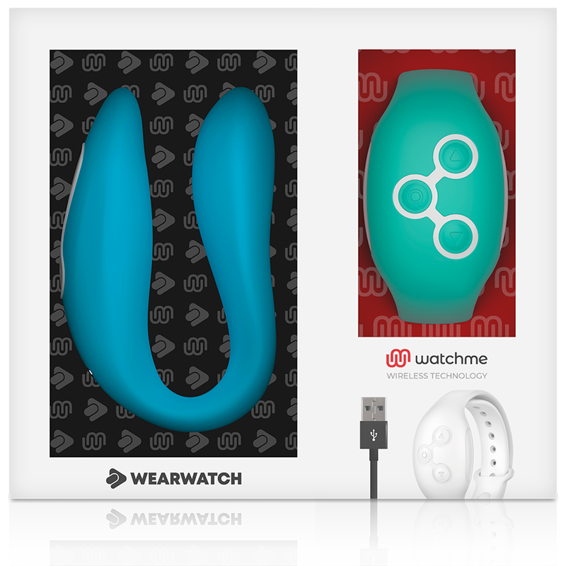 WEARWATCH - DUAL-TECHNOLOGIE-WATCHME-VIBRATOR INDIGO/MEERWASSER