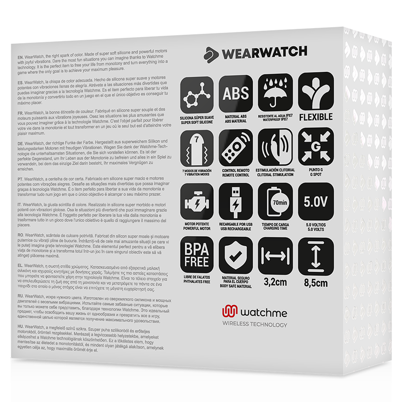 WEARWATCH - DUAL-TECHNOLOGIE WATCHME VIBRATOR MEERWASSER / SCHNEE