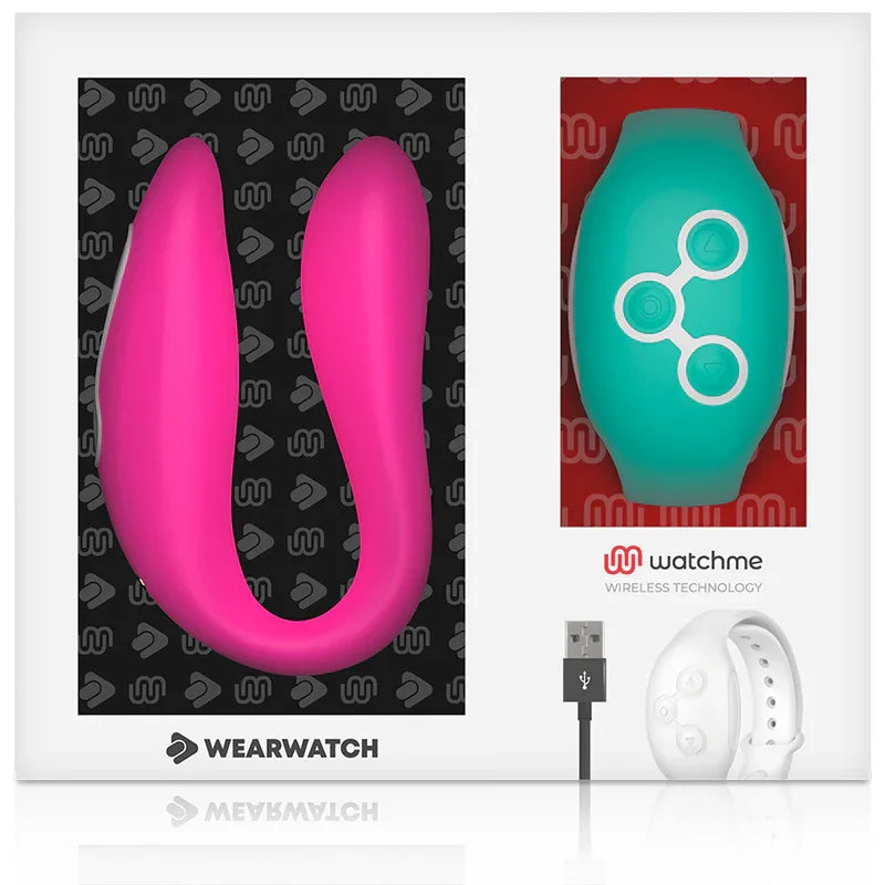 WEARWATCH - DUAL-TECHNOLOGIE-WATCHME-VIBRATOR FUCHSIA / MEERWASSER - Vanelion Paradise