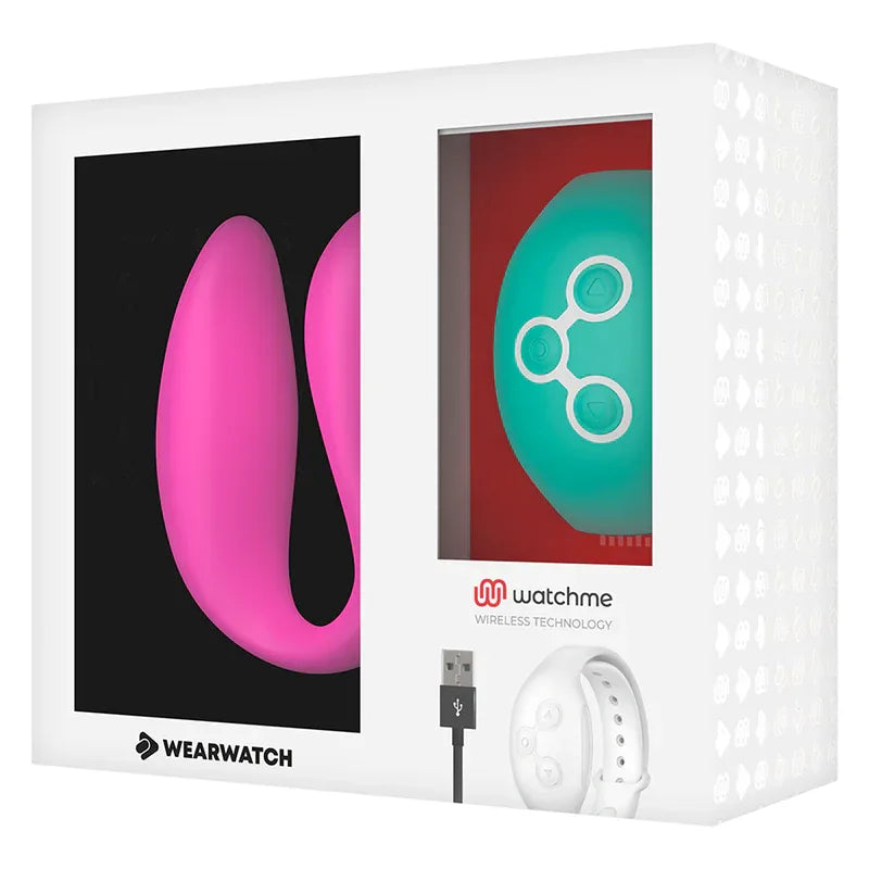 WEARWATCH - DUAL-TECHNOLOGIE-WATCHME-VIBRATOR FUCHSIA / MEERWASSER - Vanelion Paradise