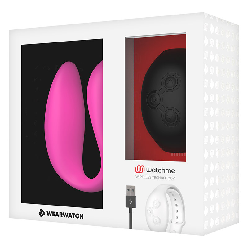 WEARWATCH - WATCHME DUAL TECHNOLOGY VIBRATOR FUCHSIA/AZABACHE - Vanelion Paradise