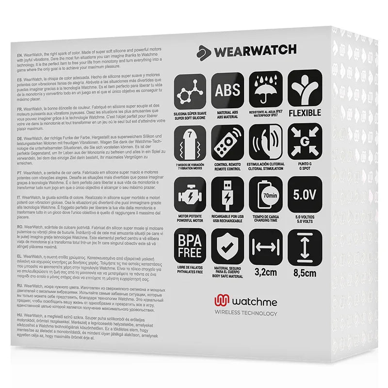 WEARWATCH - WATCHME DUAL TECHNOLOGY VIBRATOR FUCHSIA / SNOW - Vanelion Paradise