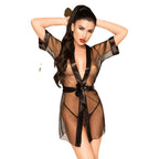 PENTHOUSE - MIDNIGHT MIRAGE PEIGNOIR SCHWARZ S/L - Vanelion Paradise