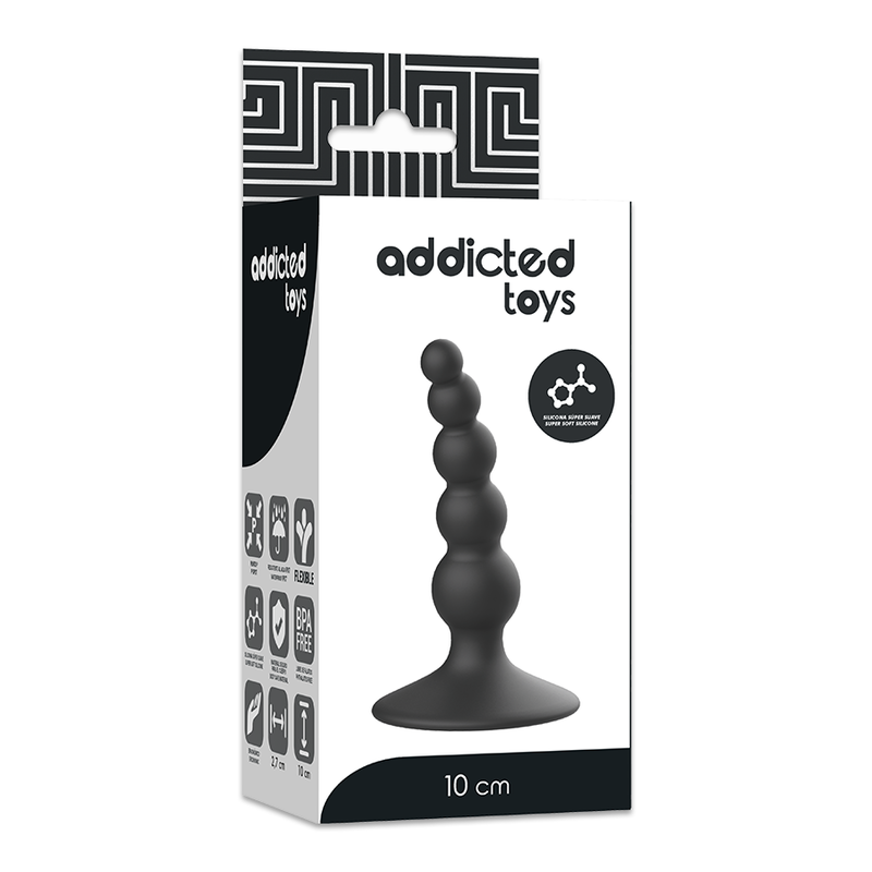 ADDICTED TOYS - ANAL SEXUELLER STECKER 10 CM SCHWARZ