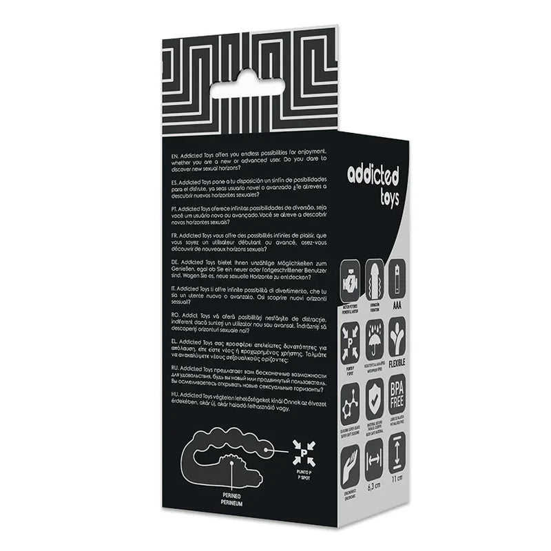 ADDICTED TOYS - ANAL-MASSAGER PROSTATIK MIT VIBRATION - Vanelion Paradise
