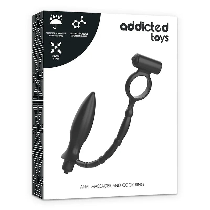 ADDICTED TOYS - ANALPLUG MIT VIBRATIONSRING - Vanelion Paradise
